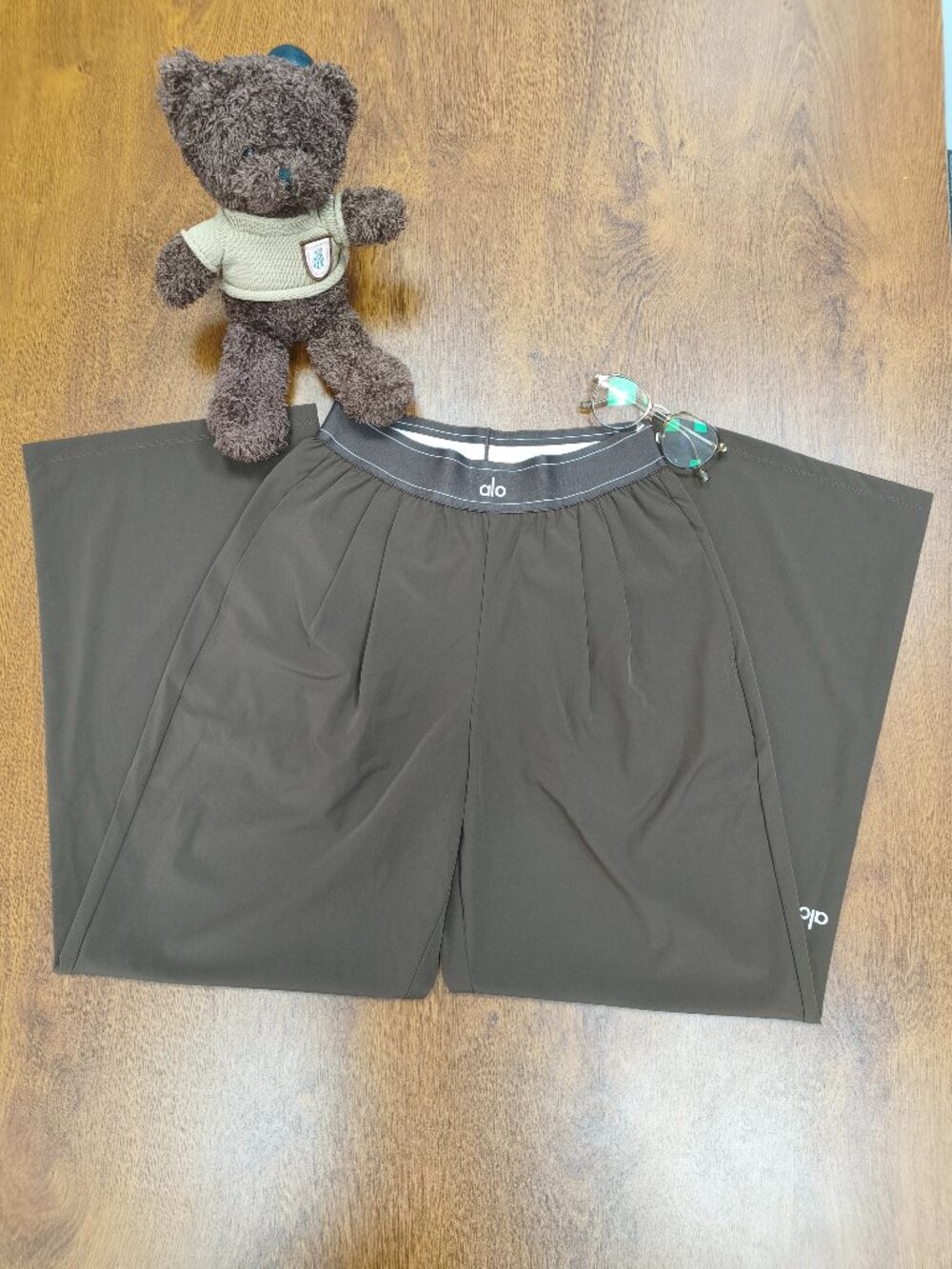 Alo Yoga Coffee Brown🤎Suit Trousers/Pants Sz XXS-XS (Regular)💐 - Picture 2 of 7